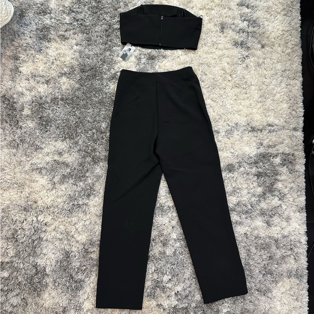 Sincerely Jules | 2-Piece Crop Bandeau Pant Set - Picture 7 of 13